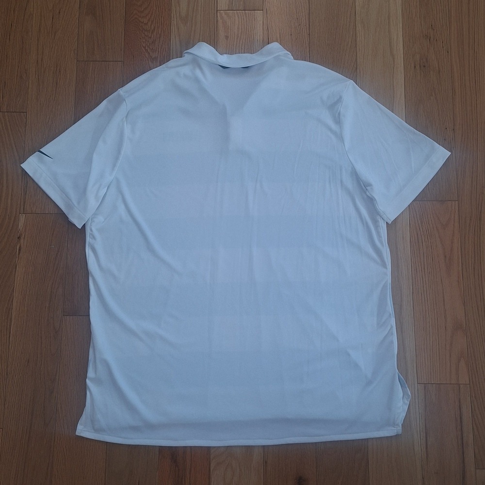 Nike NFL On-Field Green Bay Packers Polo Shirt Dri-FIT Striped White XXL Sporty - Picture 4 of 6